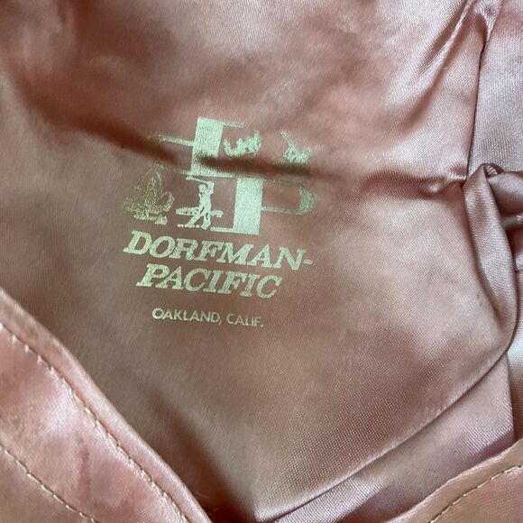 VTG.  Dorfman Pacific Golf Cabbie Cap Newsboy Hat Size L Snap front satin lined - Picture 4 of 7